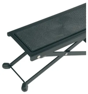 RTX Repose Pied Metal Reglable - Noir