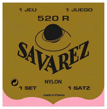 Savarez Encordoamento Savarez 520R Tradicional Nylon Tensão Média