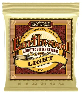 Ernie Ball Encordoamento para violão ERNIE BALL EARTHWOOD 0.11