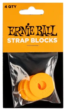 Ernie Ball 5621 Strap Blocks Gurtsicherungssystem, orange