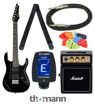 Harley Benton RG-Junior BK Bundle