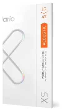 D'Addario 10-47 Extra Light, XS Phosphor Bronze Coated Acoustic Guitar Strings