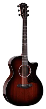 Taylor 324ce Next Generation Tropische Mahagoni-Decke Shaded Edgeburst Grand Auditorium