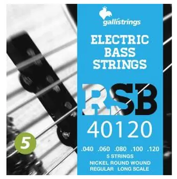 Galli Rock Star String Set Electric 5-String Bass, RSB-40120