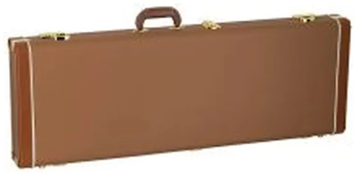 Boston California Series Electric Guitar Case Brown / Gold