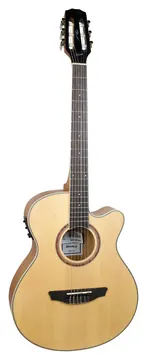 Strinberg Ve30c Folk Nylon Natural Cutaway