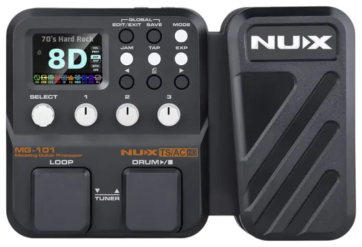 NUX Pedaleira NUX MG101 Para Guitarra