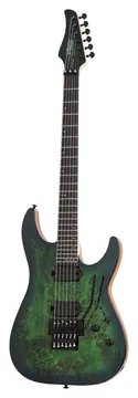 Schecter C-6 Pro Fr Aqua Burst