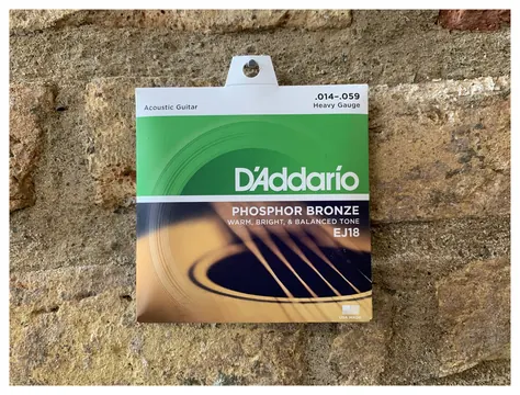 D'Addario EJ18 Heavy 14's Phosphor Bronze