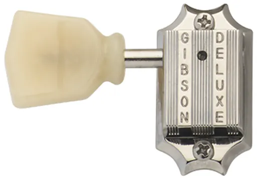 Gibson Vintage Nickel Machine Heads, Yellow Buttons PMMH-050