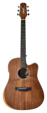 Seizi Folk Neo Tokyo Cutaway Koa Com Bag