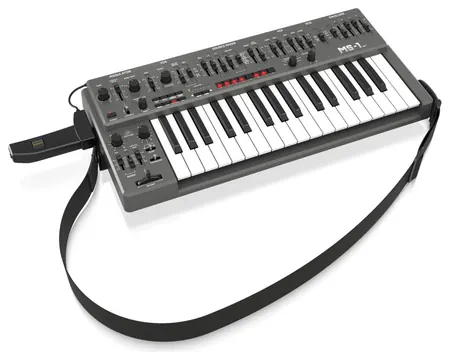Behringer MS-1 MKII-GY Sintetizzatore Analogico 32 Tasti SEMI-PESATI Arpeggiatore E Sequencer Incorporati