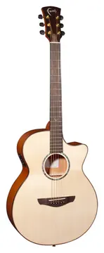 Faith FV Electro Acoustic Cutaway Guitar Natural Venus - All Solid Wood