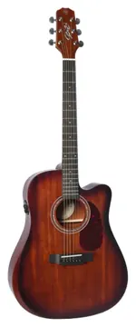 Seizi NEO Tokyo Cutaway Mahogany Burst Kaizen