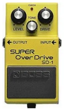 Boss SD1 super overdrive gitaareffect