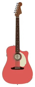 Fender California Standard Redondo CE Fiesta Red