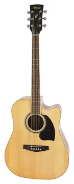 Ibanez Eletroacústico Folk Cutaway Pf15ece Natural
