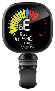 Cherub WST-675/BK rechargeable chromatic auto-on tuner (also G+B+U)
