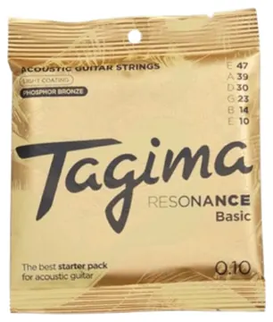 Tagima Encordoamento Tagima 009 Light Revestido Anti Ferrugem