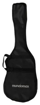 Mundomax Capa para Guitarra Infantil Simples Nylon 600 Preta Mundomax