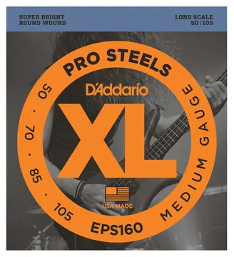 D'Addario EPS160 Prosteels Long Scale Bass Guitar Strings 50-105