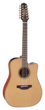 Takamine Japan Ec P3Dc 12 Dreadnought Cutaway 12