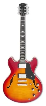Larry Carlton H7V CS Guitare Electrique Hollow Body Cherry Sunburst