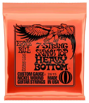 Ernie Ball EB2615 - 7-String Slinky Skinny Top Heavy Bottom | 010-062