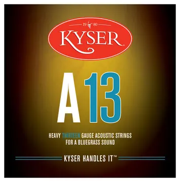 Kyser GUITAR STRINGS - acoustic 13s bluegrass heavy 12 gauge