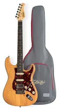 Seizi Budokan Ash E/TT Linha Vintage Superstrato com Bag