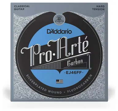 D'Addario EJ46FF Pro Arté Hard Tension Silver Plated Corde Chitarra Classica