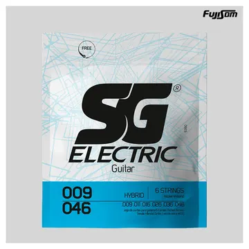 SG Encordoamento SG Para Guitarra 009 Nikel | Fujisom