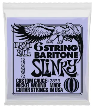 Ernie Ball 2839 Baritone Slinky 13-72
