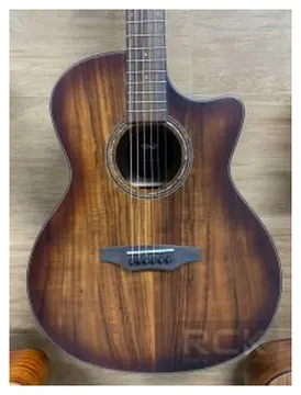 Seizi Supreme Ryu Eletroacústico Koa Burst Cutaway com Bag