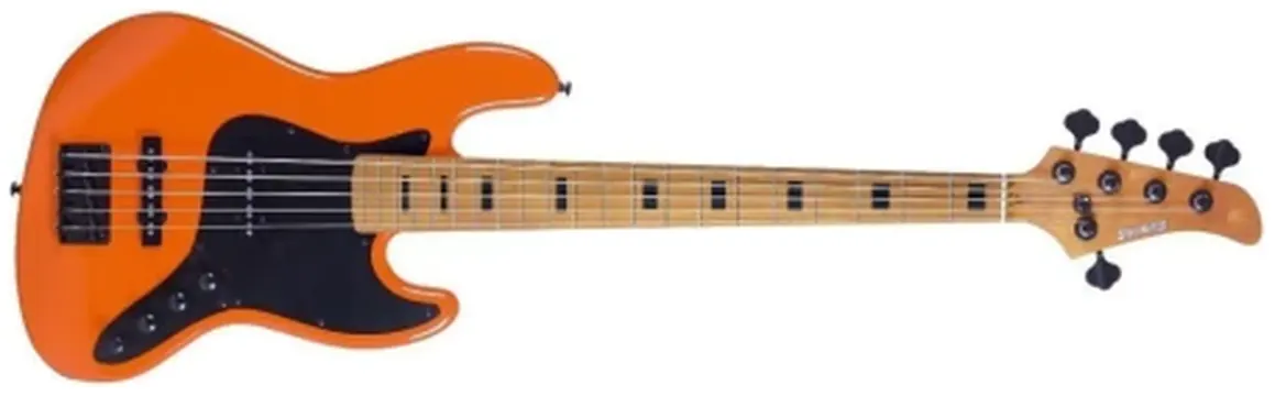 Strinberg Contra Baixo Strinberg Jazz Bass Ativo 5 Cordas Jbs155ad Aninha Deleones Or Orange (9558)