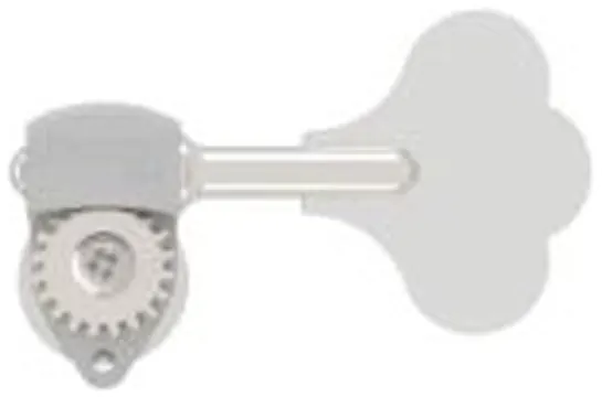 Hipshot HB6 3/8" Licensed Ultralite Bass Tuning Machine, HS0670KC