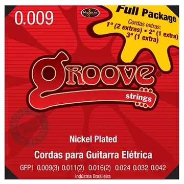 Encordoamento de Guitarra Groove GFP1 - 09