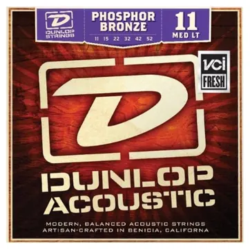 Dunlop Acoustic Phospor Bronze Guitar String Set | Medium/Light