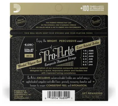 Daddario D'Addario EJ25C Flamenco Tension, Pro-Arté Composite