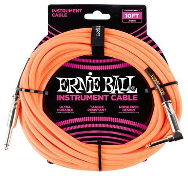 Ernie Ball 6079 Cavo Braided Neon Orange 3,05 m