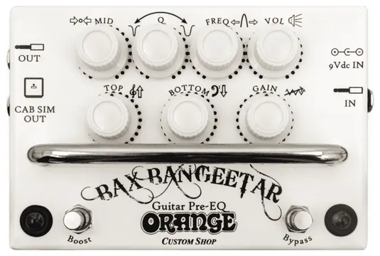 Orange BAX Bangeetar - Guitar Preamp and EQ - White
