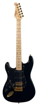 Seizi Vintage Budokan HSS Canhoto Black Gold