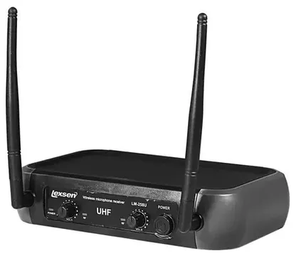 Lexsen Microfone Sem Fio Duplo UHF Lexsen LM-WM258 Profissional
