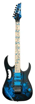 Ibanez JEM77P-BFP "steve Vai" Guitare Electrique Blue Floral Pattern