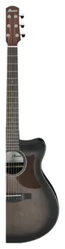 Ibanez AAM70CE Transparent Charcoal Burst Low Gloss