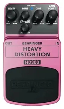 Behringer HD300 Pedal de Distorção Heavy Distortion