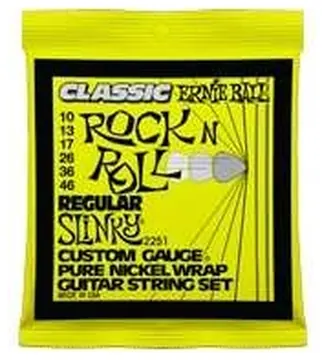 Ernie Ball 2251 - Classic Pure Nickel Regular Slinky | 010- 046