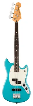Fender Player II Mustang Bass PJ touche palissandre Aquatone Blue