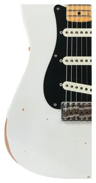 Fender Custom Shop Ancho Poblano Stratocaster Olympic White Relic 2023