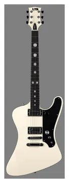 LTD RZK-III Signature LTD Richard Kruspe Olympic White